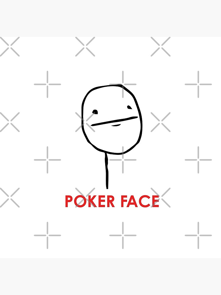 MEME: Poker Face Tote Bag for Sale by design-jobber