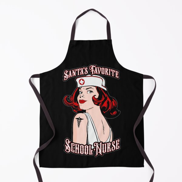 Item preview, Santa's Favorite School Nurse Christmas Vintage Pop Art designed and sold by GrandeDuc.