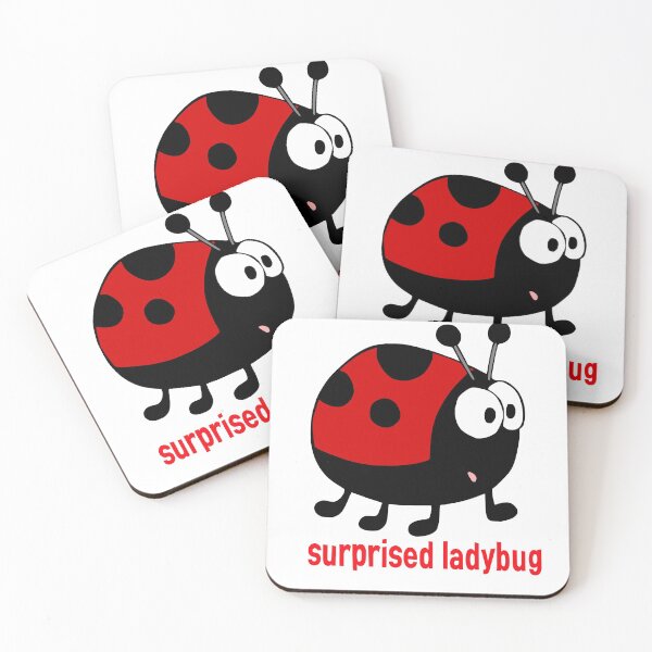 Item preview, surprised ladybug designed and sold by mostheristore.
