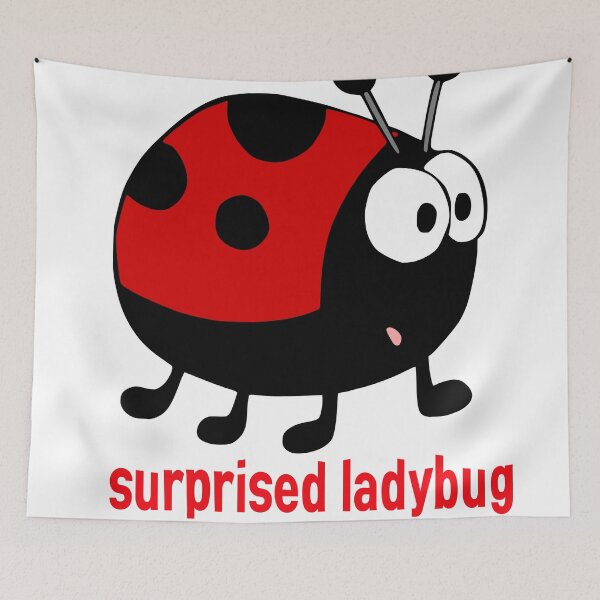 Item preview, surprised ladybug designed and sold by mostheristore.