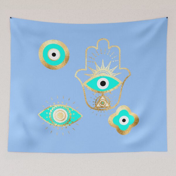 Item preview, Evil Eye Hamsa Nazar Protection designed and sold by silviasunflower.