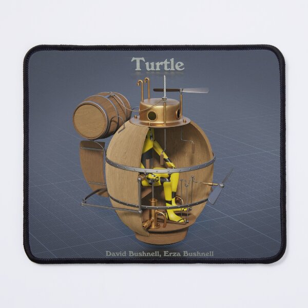 Turtle Submarine Mouse Pad