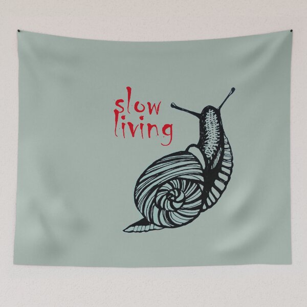 Item preview, Slow living snail designed and sold by Lemontreeart63.
