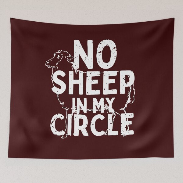 Item preview, No Sheep in My Circle designed and sold by infazbdeen.