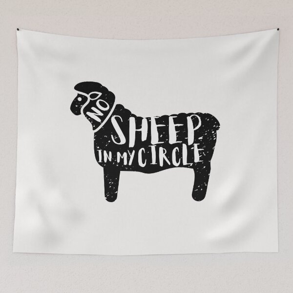 Item preview, No Sheep in My Circle designed and sold by infazbdeen.