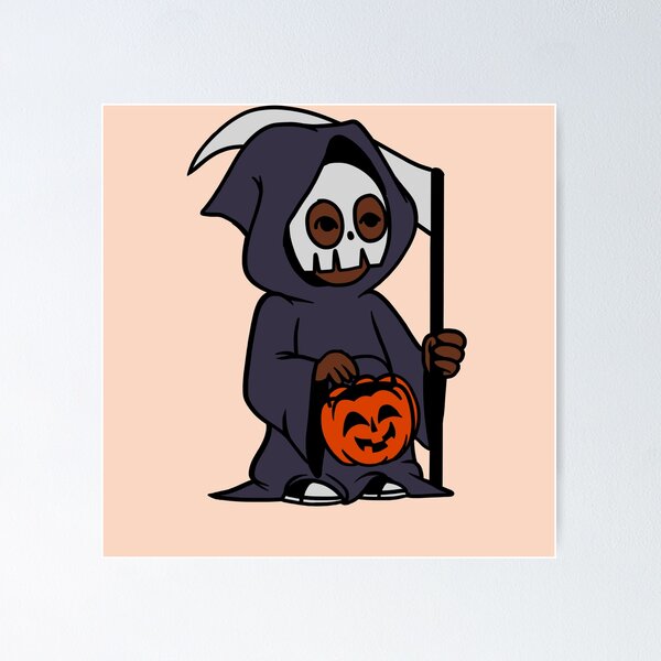Item preview, Grim Reaper kid for candy designed and sold by Dynamitebucket.
