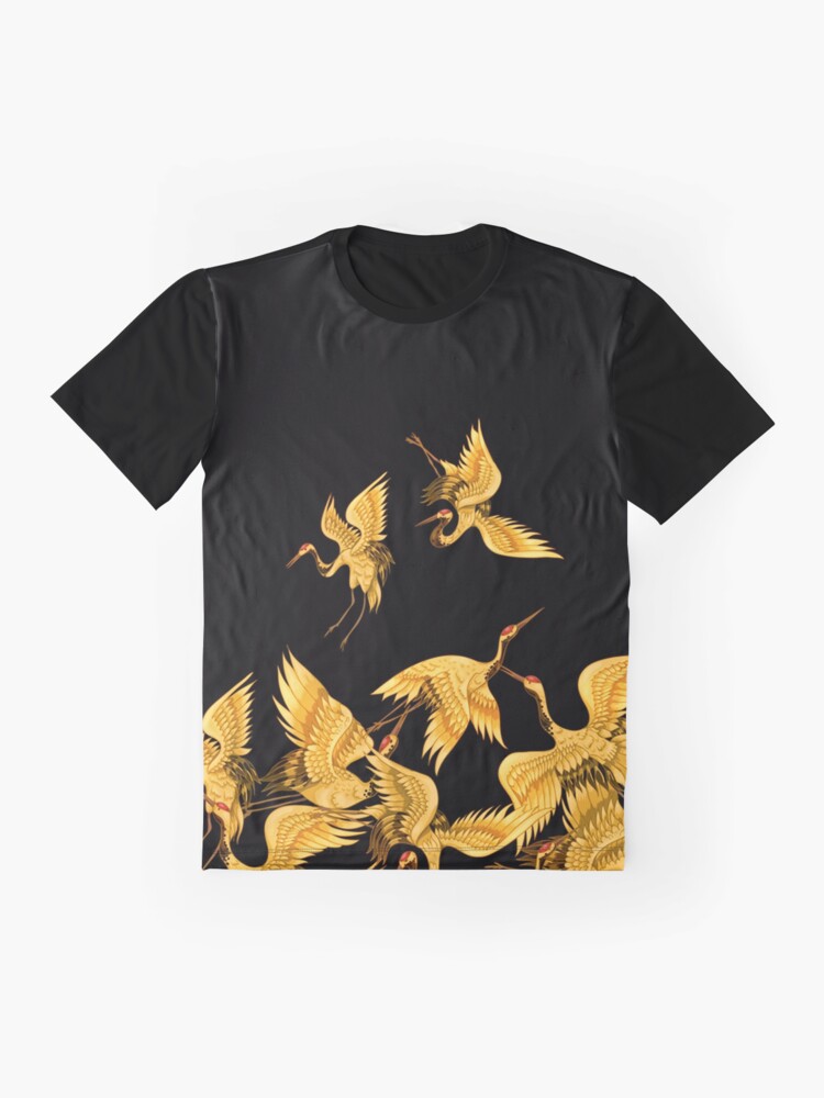 Small Love Shirt - The Wave and Cranes Japanese Print main image 0