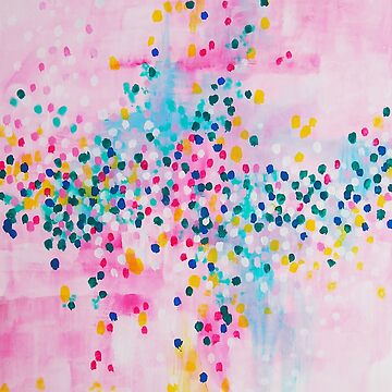 Artwork thumbnail, Painting dots - Pink by marifuji