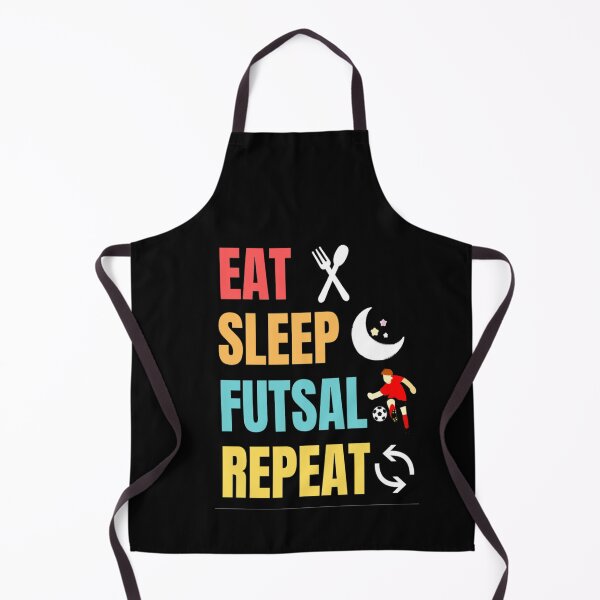 Item preview, Funny And Classic Eat Sleep Futsal Repeat Design Football And Soccer Lovers designed and sold by chetan786.