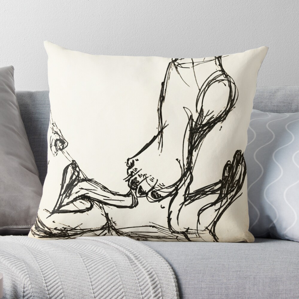 FOOT FETISH Home Throw Pillow