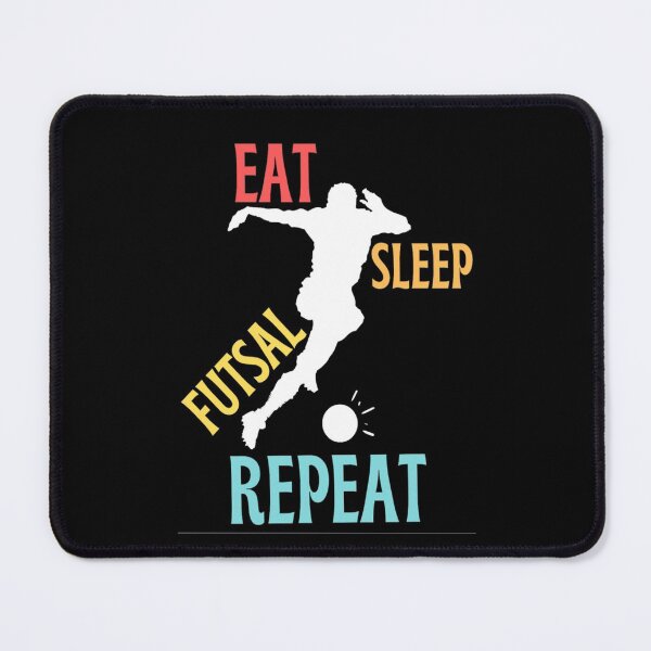 Item preview, Funny And Classic Eat Sleep Futsal Repeat Design Football And Soccer Lovers designed and sold by chetan786.