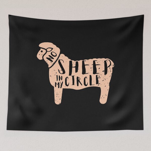 Item preview, No Sheep in My Circle designed and sold by infazbdeen.