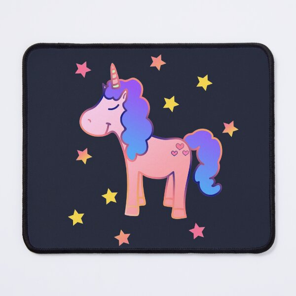 Item preview, Pretty Colorful Pastel Kawaii Unicorn Clouds Stars Pastel Goth Unicorn designed and sold by MOP-tees.