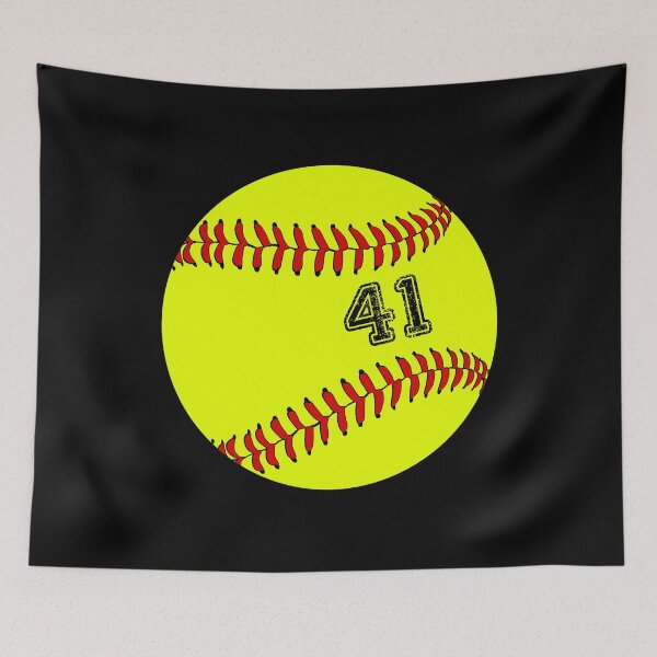 Item preview, Softball ball number 41, forty one  designed and sold by TheCultStuff.