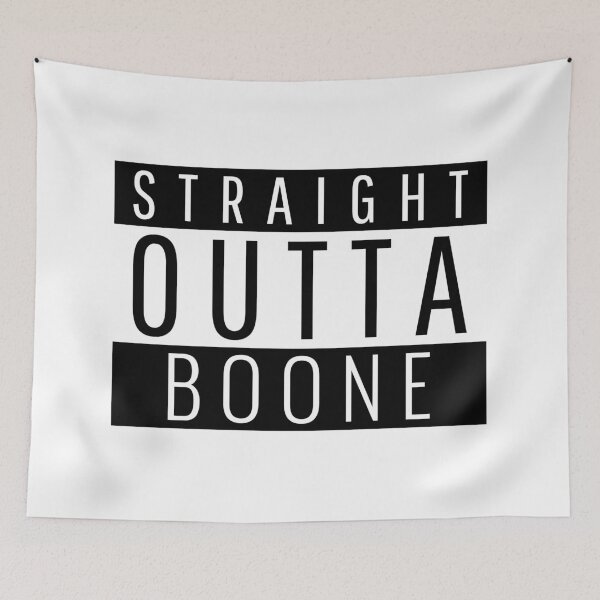 Item preview, Straight Outta Boone North Carolina  designed and sold by Teelogic.