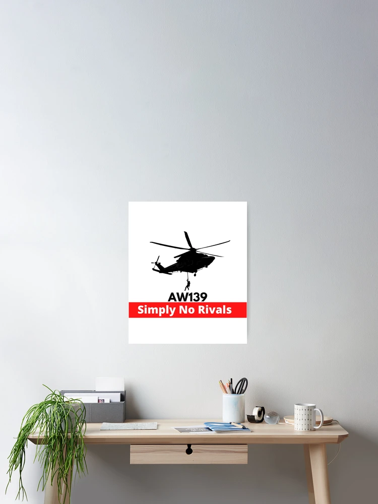 AW139 T シャツ&ワッペン AgustaWestland AW139 Helicopter T-Shirt - Personalized with