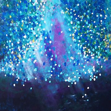 Artwork thumbnail, Painting dots - Blue by marifuji