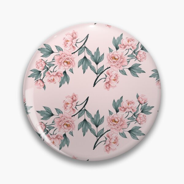 Artikelvorschau, Rosa Vintage-Rosenzweige-Muster entworfen und verkauft von Vimbuy.