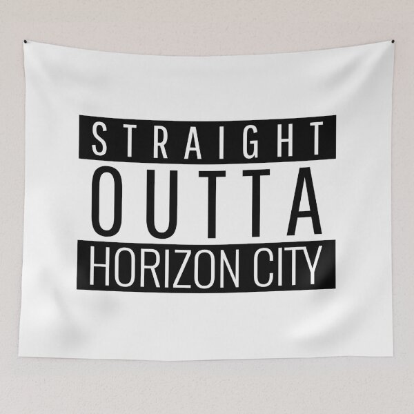 Item preview, Straight Outta Horizon City Texas  designed and sold by Teelogic.