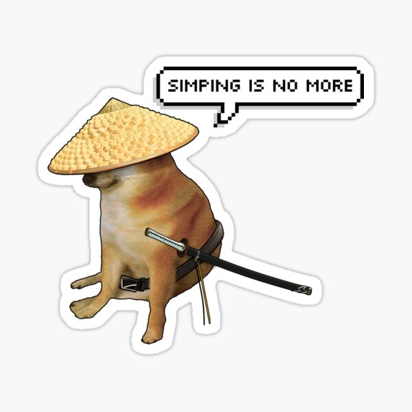 Item preview, Doge: Simping Is No More designed and sold by artsylab.