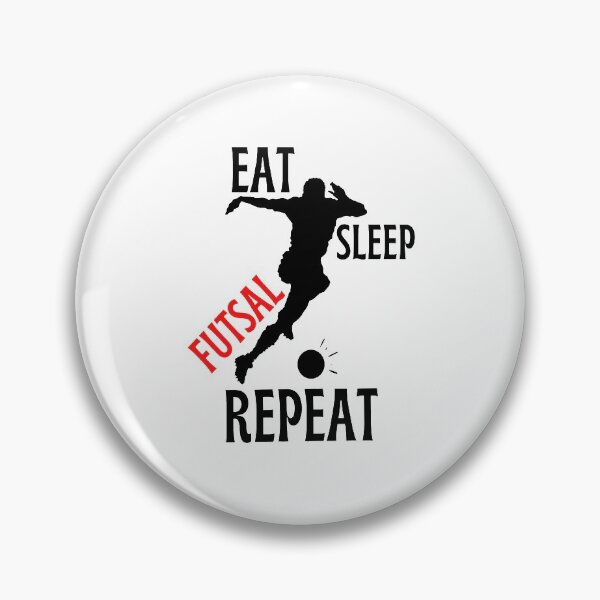 Item preview, Funny And Classic Eat Sleep Futsal Repeat Design Football And Soccer Lovers designed and sold by chetan786.