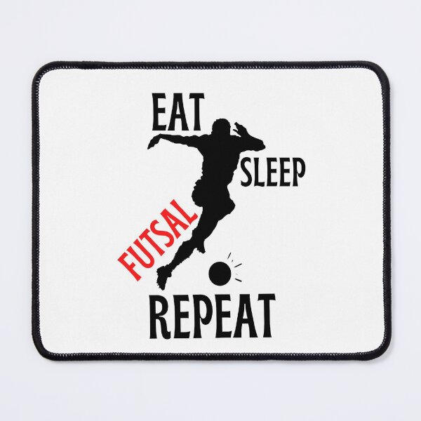 Item preview, Funny And Classic Eat Sleep Futsal Repeat Design Football And Soccer Lovers designed and sold by chetan786.