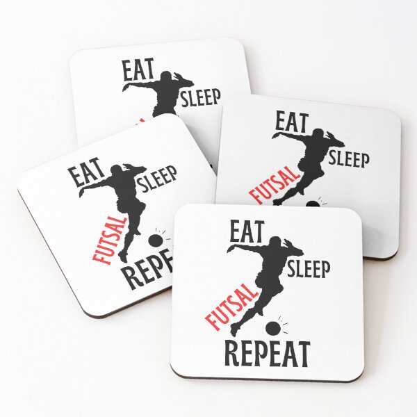 Item preview, Funny And Classic Eat Sleep Futsal Repeat Design Football And Soccer Lovers designed and sold by chetan786.