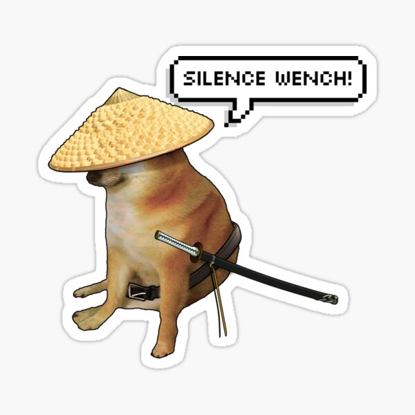 Item preview, Doge: Silence Wench designed and sold by artsylab.