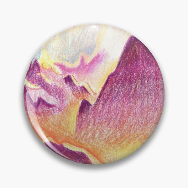 Item preview, Mountain Range at Sunset designed and sold by VillainousArtCo.