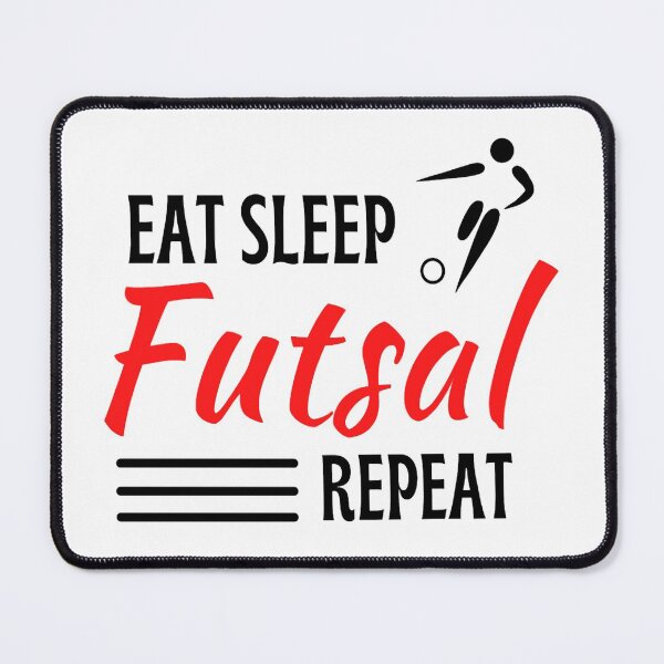 Item preview, Funny And Classic Eat Sleep Futsal Repeat Design Football And Soccer Lovers designed and sold by chetan786.