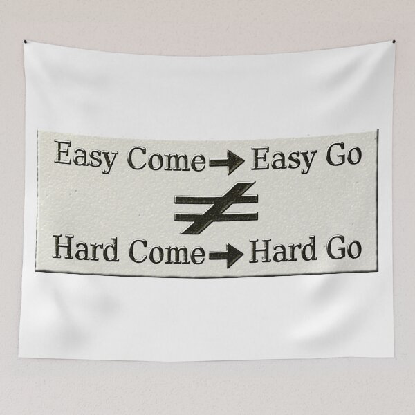 Item preview, Easy Work And Hard Work Relationship. Buy Now designed and sold by Health And Fitness Posts e-Store.