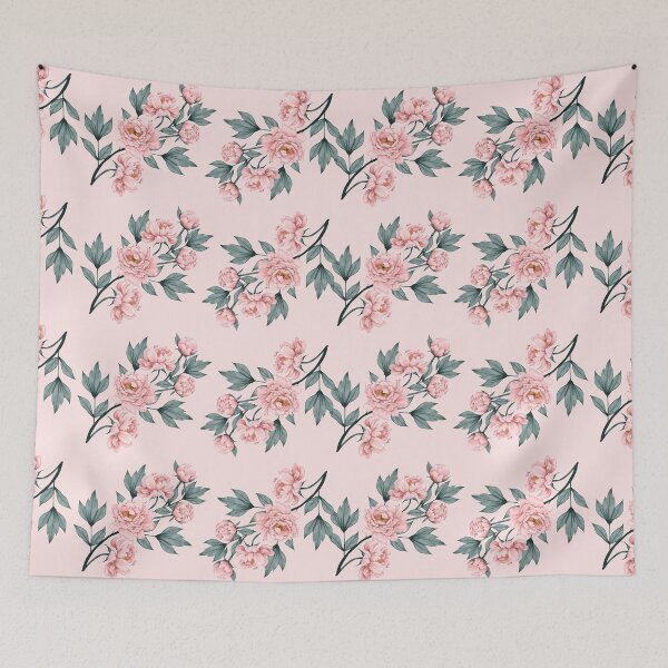 Item preview, Pink Vintage Rose Branches Pattern designed and sold by Vimbuy.