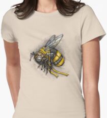 Bumblebee Shirt (Light Background) Women's Fitted T-Shirt