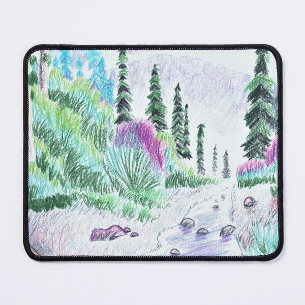 Item preview, Pink Forest with Stream designed and sold by VillainousArtCo.
