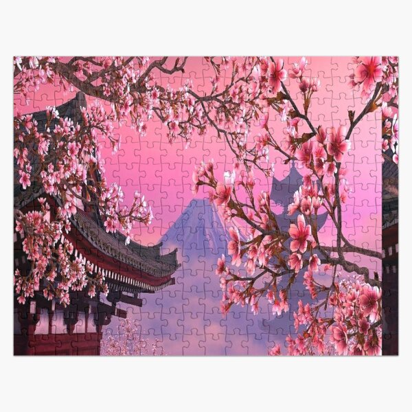 YCMXMY Puzzles for Adults 1500 Piece Wooden for Home Decor 85X56Cm Beautiful Cherry Tree 