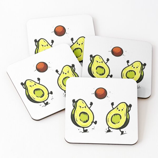 Item preview, Cute Avocado Playing Ball designed and sold by fivestd3.