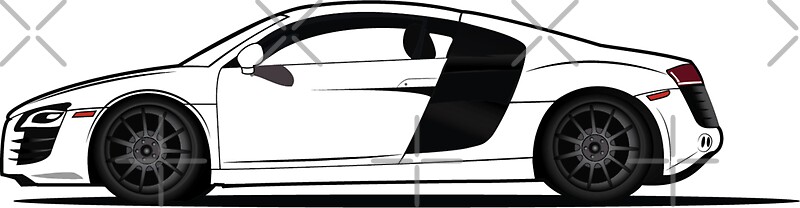 Audi R8: Stickers | Redbubble