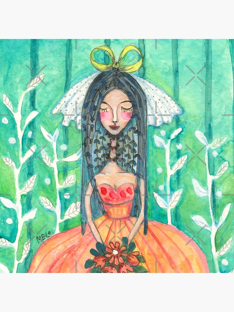 Bride Illustration, Wedding Nuptials, Marriage Ceremony by meloearth