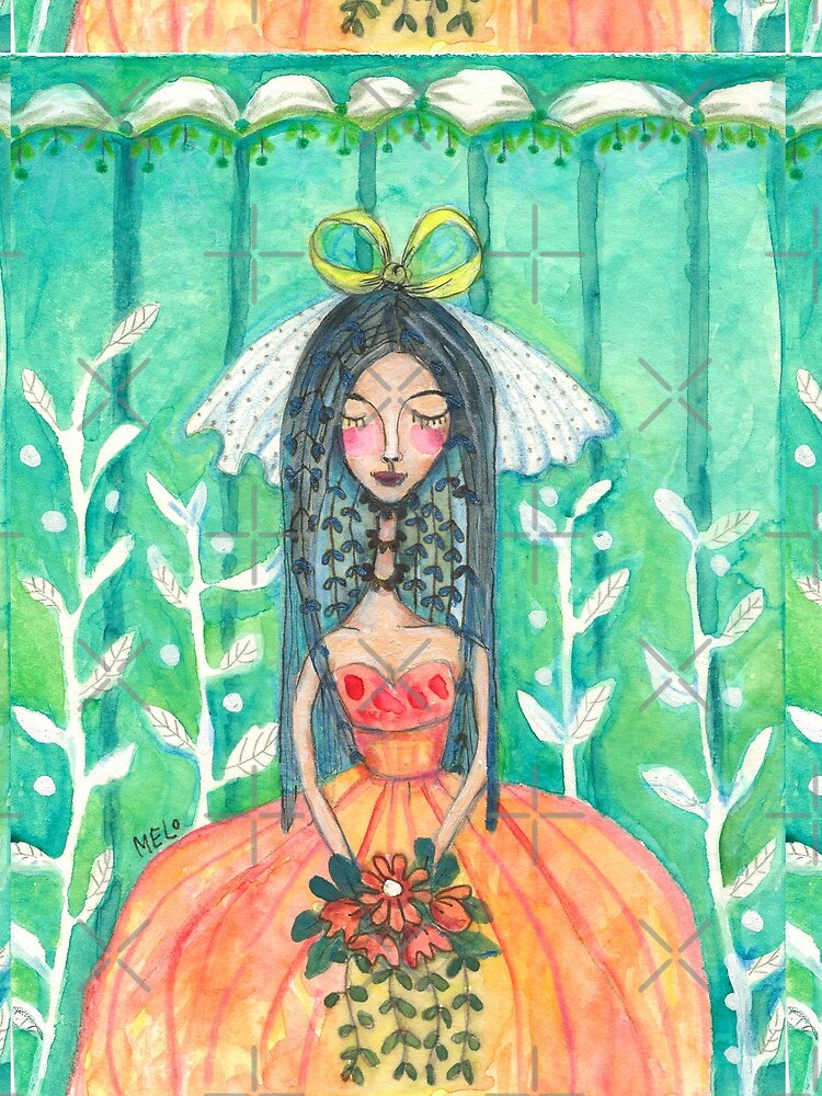Bride Illustration, Wedding Nuptials, Marriage Ceremony by meloearth