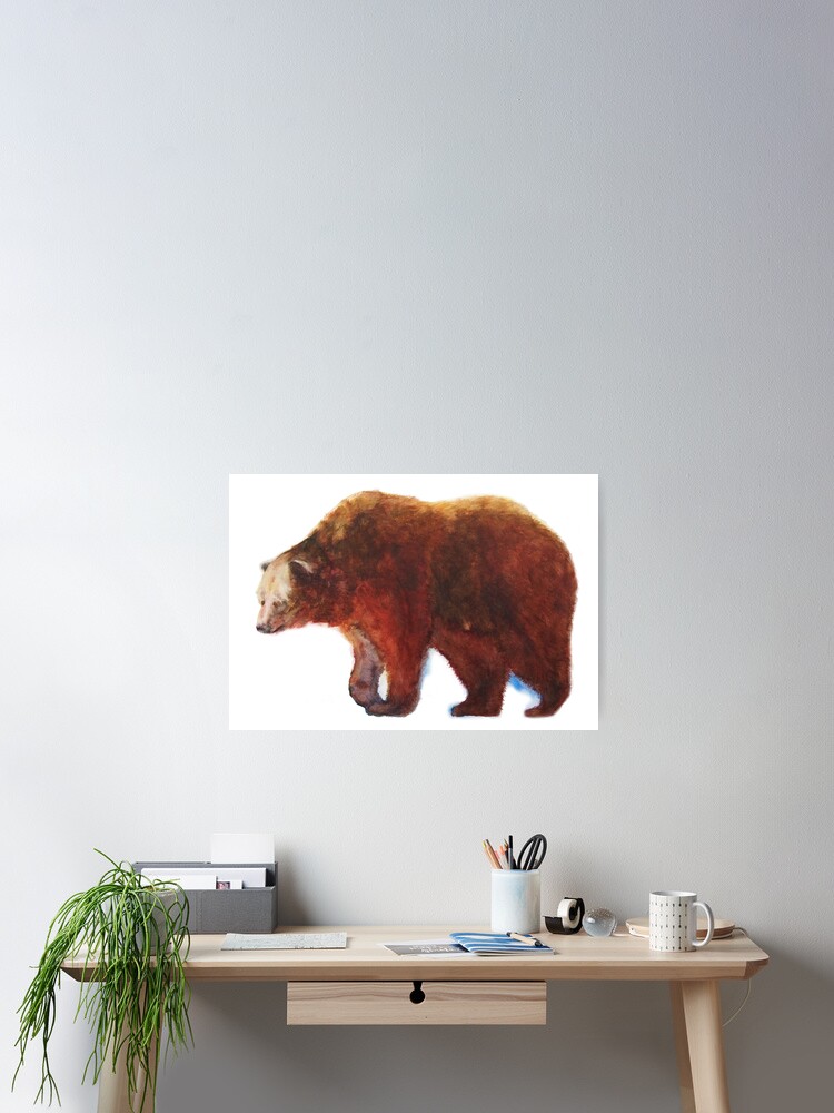 Thumbnail 2 of 3, Poster, Bear designed and sold by marifuji.