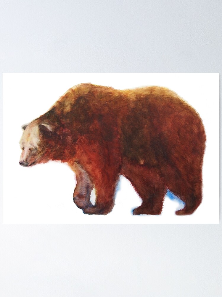Thumbnail 1 of 3, Poster, Bear designed and sold by marifuji.