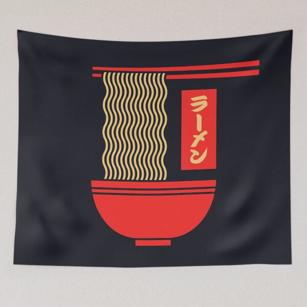 Item preview, Ramen Minimal - Black designed and sold by VoodooCircus.
