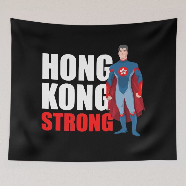 Item preview, Hong Kong Strong Super Hero designed and sold by ReRevolution.