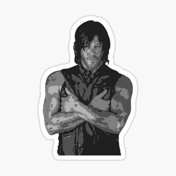 The Walking Dead - Daryl Dixon Profile Sticker