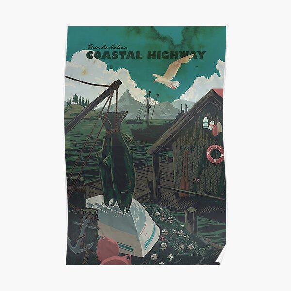 Coastal Highway Poster