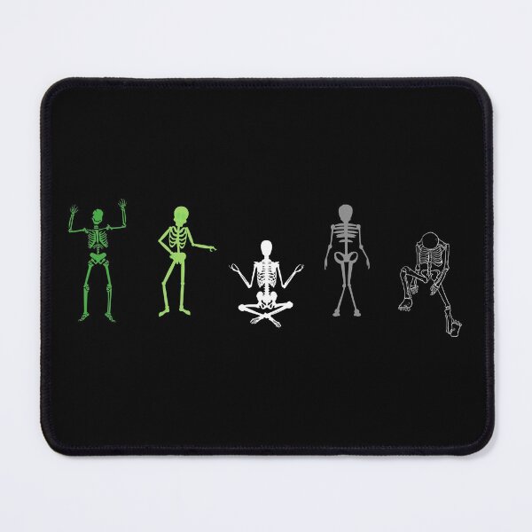 Item preview, Aro Halloween Skeletons. Aromantic Pride designed and sold by Subtle Pride Shop.
