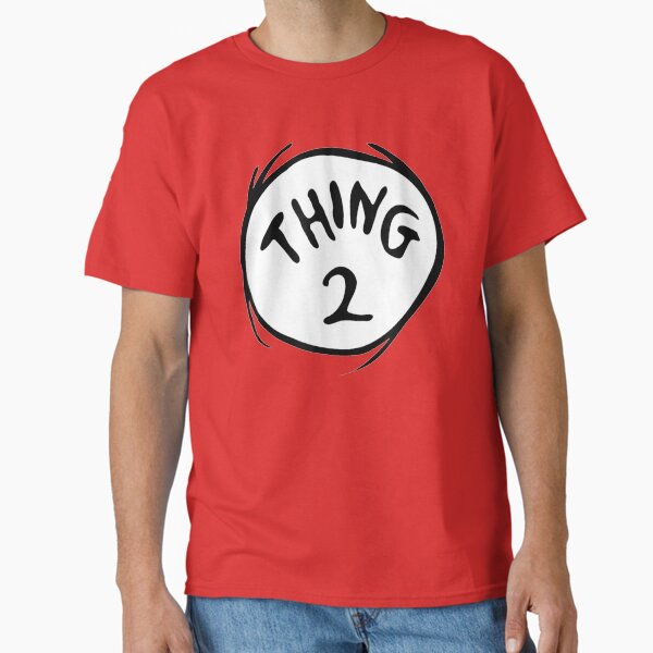Item preview, Dr. Seuss Thing 2 Emblem RED designed and sold by EverettLacy.