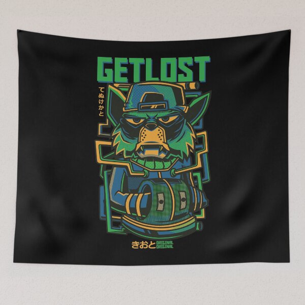 Item preview, Get Lost Kitty Cat designed and sold by Vector Scout Lab.