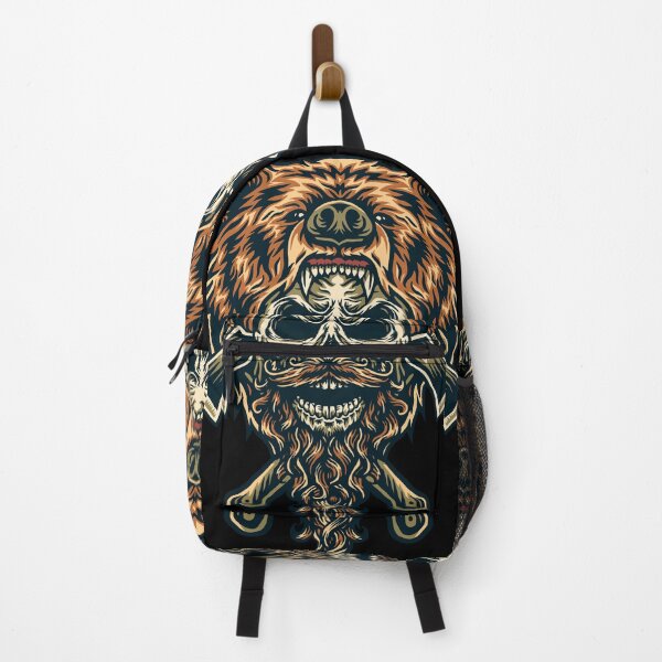 Item preview, Lumberjack Skull Bear designed and sold by Vector Scout Lab.