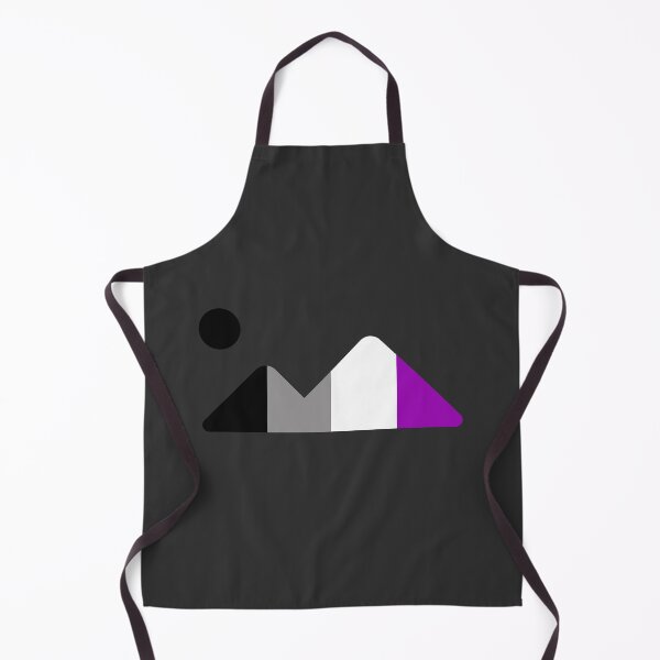 Item preview, Moon and Mountains Ace. Asexual Pride designed and sold by Subtle Pride Shop.